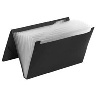 Marbig Pp Expanding File Foolscap 12 Pocket Black