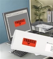 Avery 35998 L7167Fp Laser Labels Fluorescent Pink 1 Per Sheet Pack 25