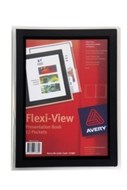 Avery 47689 Flexiview Presentation Book 12 Pocket Black