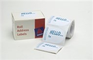 Avery 937263 Message Labels Hello Im 58X43Mm Oval Box 100
