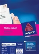Avery 959089 L7163 Quick Peel Laser Labels Address 14 Per Sheet White Pack 250