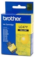 Brother Lc47Y Inkjet Cartridge Yellow