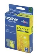 Brother Lc67Hyy Inkjet Cartridge High Capacity Yellow