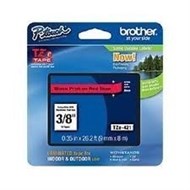 Brother Tze-421 Tape9Mm Black On Red Laminated