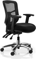 Buro Metro Chair High Back With Arms Black