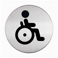 Durable Signage Wc Handicapped 83Mm