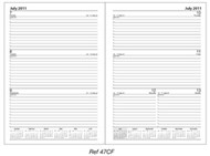 Luxe Corporate Appointment Diary A4 Week To View 1 Hour