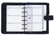 Debden Pocket Kt2599 Dayplanner Pu Snap Closure 120X81Mm Black