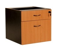 Ys Design Oxley 1 Drawer And 1 File Fixed Pedestal 472 X 470 X 450Mm Beech Ironstone