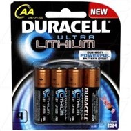 Duracell Battery Ultra Lithium Aa Pk4