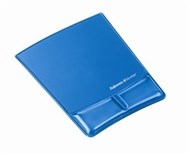 Fellowes Gel Mouse Pad And Wrist Rest Blue