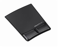 Fellowes Gel Mouse Pad And Wrist Rest Black