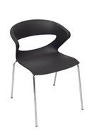 Rapidline Taurus Visitors Chair Black