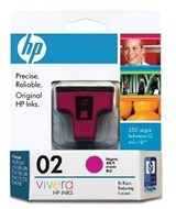 Hp C8772Wa No 02 Ink Cartridge Magenta