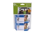 Hp C6656Aa And C6657Aa No 56 And 57 Ink Cartridge Combo Pack