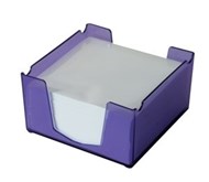 Italplast I 130Ptpr Tinted Coloured Memo Cube With Paper Tint Purple
