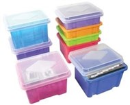 Italplast I 307Fbb File  Storage Box 32 Litre Blueberry