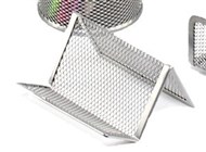 Italplast I 347S Wire Mesh Business Card Holder Silver
