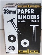 Celco Paper Binders 38Mm Box 200