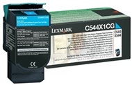 Lexmark C544X1Cg Prebate Toner Cartridge Extra High Yield Cyan
