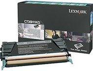 Lexmark C736H1Kg Laser Toner Cartridge High Yield Black