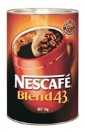 Nescafe Blend 43 Coffee 1Kg Can