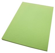 Quill Ruled Pad Bond 70Gsm 50 Leaf A4 Green