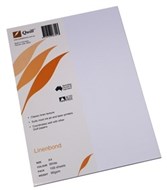 Quill Linen Bond Paper A4 90Gsm White Pk 100