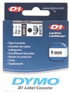 Dymo D1 Labelling Tape Black On White 9Mm X 7M