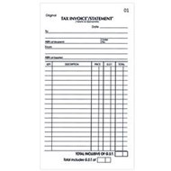 Olympic 725 Invoice And Statement Book Carbonless Triplicate 200 X 125Mm 50 Leaf