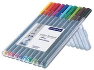 Staedtler Triplus Fineliner Pens Wallet 10