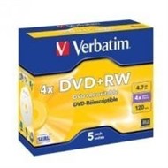 Verbatim Rewritable Dvdrw 4.7Gb 4X Pack 5