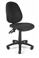 Ys Design 08 Typist Chair No Arms Black