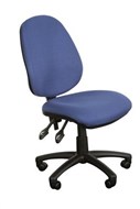 Ys Design 08 Typist Chair No Arms Blue