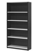 Ys Design Oxley Bc18 Bookcase 5 Shelves 1800 X 315 X 900Mm White Ironstone