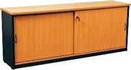 Ys Design Oxley Credenza 1500 X 450 X 730Mm Beech Ironstone