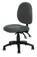 Ys Design Tasman Task Chair Medium Back No Arms Grey