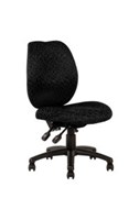 Ys Design Sabina Task Chair High Back No Arms Black YS43