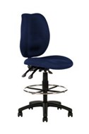 Ys Design Sabina Draughtsman Chair High Back Blue YS43