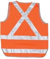 Zions DayNight Hi Vis Safety Vest Large Orange