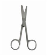St John Scissors S/Steel 12.5Cm Blunt End