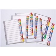 Marbig Dividers Index A4 Colour A-Z 35024