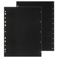 Marbig Enviro Polypropylene Dividers (Printed 1-10) 10 Tab