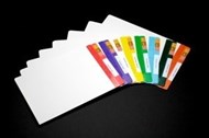 Avery 42421 Lateral File With Clear Tab Mylar Foolscap White Box 100