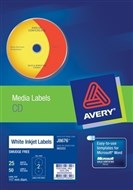 Avery J8676 Inkjet Label Fullface Cd/Dvd