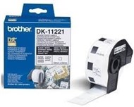 Brother Dk-11221 White 23Mm X 23Mm Diecut Square Paper Label 1000 Per Roll
