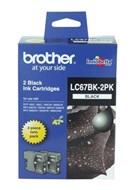 Brother Lc-67Bk2Pk Inkjet Cartridge Black Pack 2