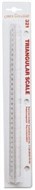 Linex #325 Scale Triangular Ruler 30Cm