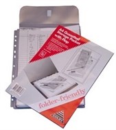 Colby Folder Friendly Gusseted Pocket With Flap- Pack 5