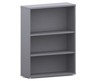 Ddk Accent Bookcase 2 Shelves 1200 X 900 X 300Mm Grey/Grey